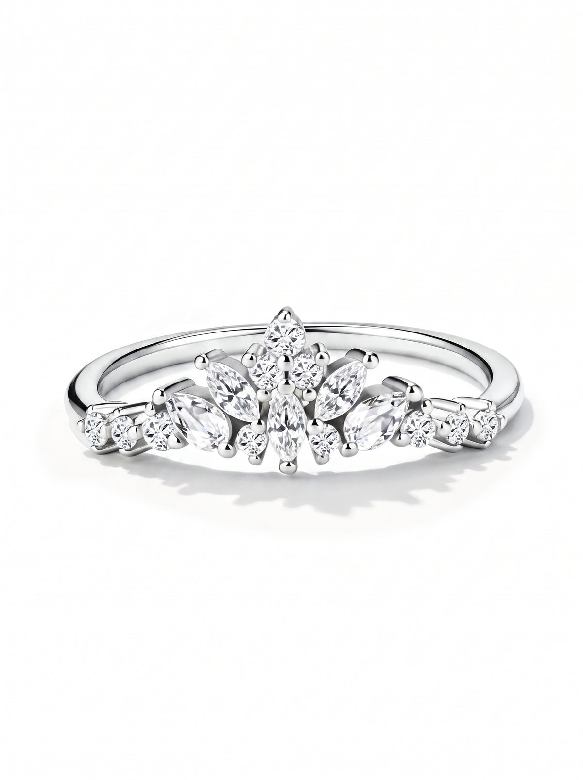 Marchioness Moissanite Ring｜925 Sterling Silver