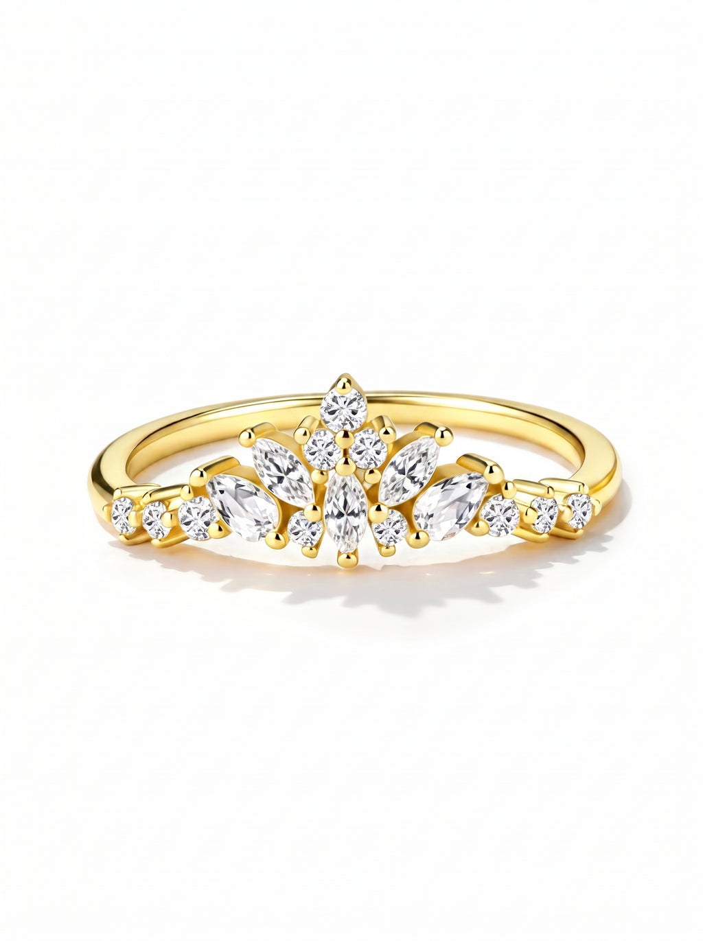 Marchioness Moissanite Ring｜925 Sterling Silver