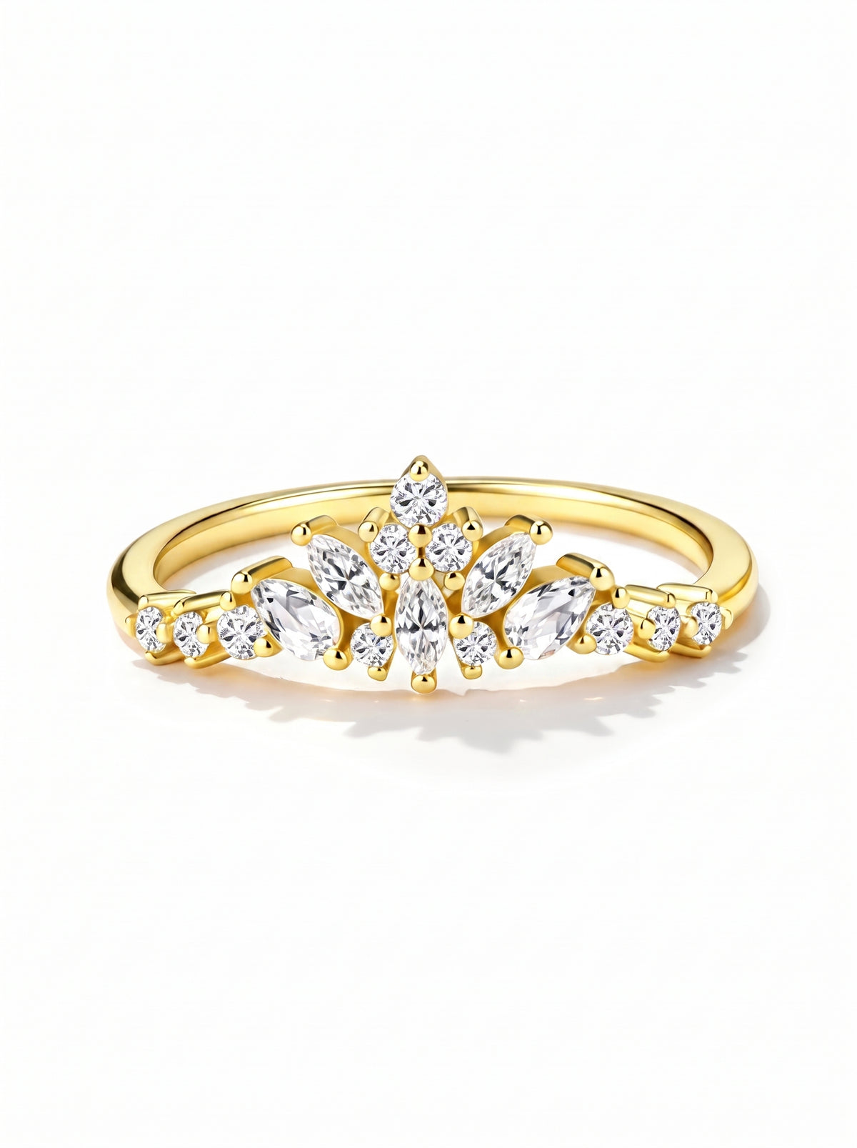 Marchioness Moissanite Ring｜925 Sterling Silver