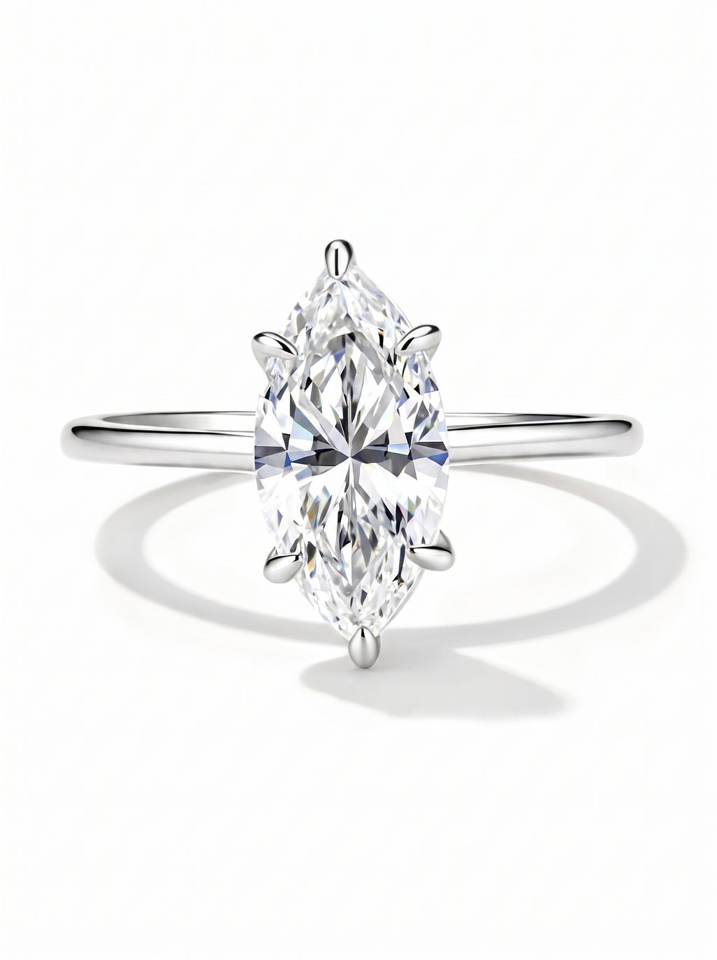 Marchioness Moissanite Ring｜925 Sterling Silver